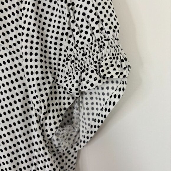 OH BABY MOTHERHOOD Maternity Top Black and White Short Sleeve Sz Small NEW wTAGS - Picture 8 of 8